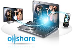 Ноутбук Samsung SF310 технология All Share