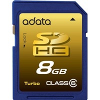 Secure Digital 8Gb A-Data Turbo SDHC Class 6