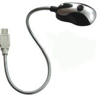 Лампа подсветки клавиатуры USB LED Light AG478. с выключателем и отражателем  (форма мыши)
