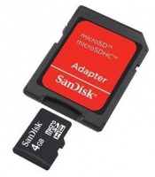 Карта памяти microSDHC SanDisk 4Gb