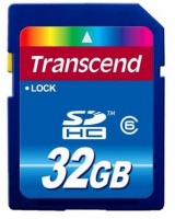 Secure Digital Card Transcend 32Gb SDHC Class 6