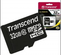 microSDHC 32Gb 32Gb (TS32GUSDHC10) Class10 + SD Adapter