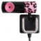 Веб-камера G-Cube GWJL-835P Lux Leopard Pink спереди