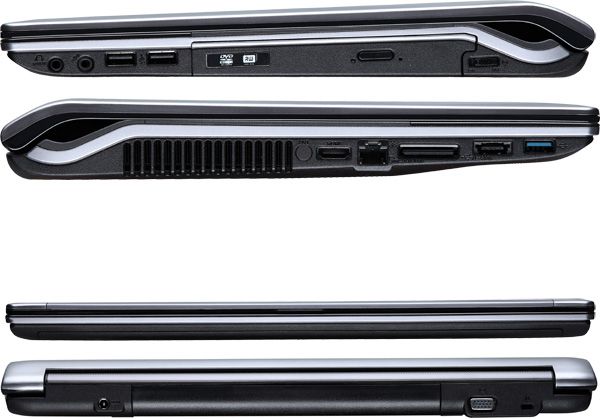 Ноутбук Asus N53Jn порты