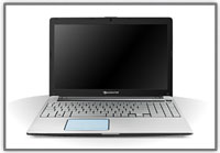Ноутбук Packard Bell EasyNote TX86-JN-300RU открытый спереди