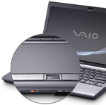 Ноутбук Sony Vaio Z серии, сканер отпечатков пальцев
