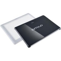 Съемная крышка для ноутбука Fujitsu-Siemens Amilo Mini Ui 3520 (черного цвета + прозрачная)