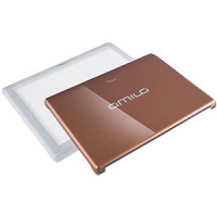 Съемная крышка для ноутбука Fujitsu-Siemens Amilo Mini Ui 3520 (медного цвета + прозрачная)