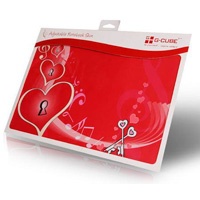на крышку ноутбука G-Cube Laptop Sticker (Heart+Soul) GSE-17S