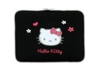 PORT Designs Hello Kitty SKIN BLACK Flowers 13"