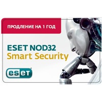 Антивирус ESET NOD32 Smart Security renewal Продление лицензии на 1 год на 1 ПК