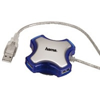 Разветвитель Hama 1:4x USB 2.0  Hub