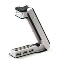 USB 2.0 3 Port HUB Lighty (3 в 1: Лампа, Фонарь, Хаб)