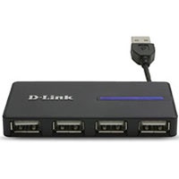 Разветвитель D-Link DUB-104 1:4x USB 2.0 Hub