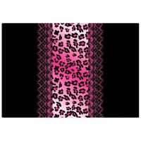 на крышку ноутбука G-Cube Laptop Sticker (Lux Leopard Pink line) GSL-17PL