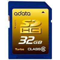 Карта памяти Secure Digital 32Gb A-Data SDHC Class 6