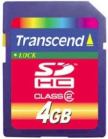 Карта памяти Secure Digital 4Gb Transcend SDHC Class 2