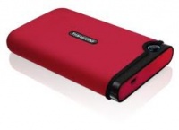 250Gb Transcend StoreJet 25M Mobile Red внешний USB 2.0 противоударный
