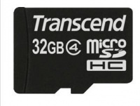 Карта памяти Transcend microSDHC 32Gb (TS32GUSDHC4) Class4 + SD Adapter
