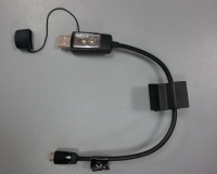 Подсветка Нама-54309 для электронных книг на зажиме 2-в-1, USB-кабель microUSB