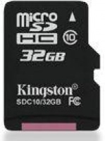 microSDHC Kingston 32Gb Class10 + USB и SD Adapter MBLY10G2/32GB