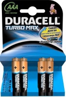 Баттарея Duracell Turbo AAA 4шт (LR03-4BL)